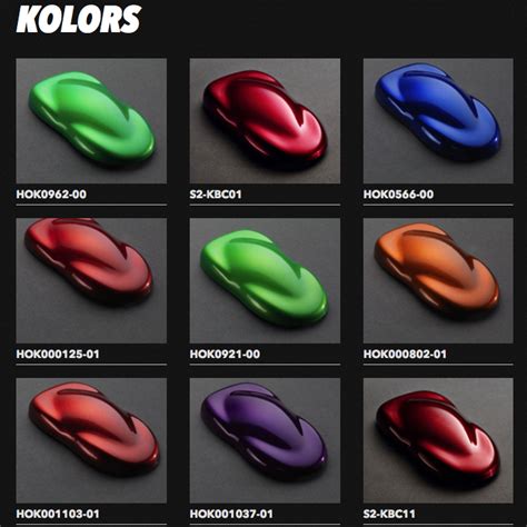 house of kolor metallic paint charts|where can i get my colors done near me.